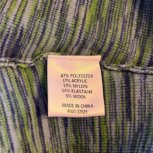 Camila Coelho Aideen Cut Out Knit Top in Blue Spacedye from REVOLVE - Picture 9 of 9